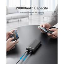 powerbank 20000mah - Veger L20S 20000mAh, 20W, balta - 19 nuotrauka
