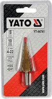 pakopiniai graztai - Pakopinis grąžtas Yato YT-44741; 4-22 mm - 3 nuotrauka
