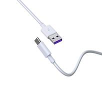 usb pakrovejas 100w - Devia Shark USB To USB Type-C Cable 1.5m White - 3 nuotrauka