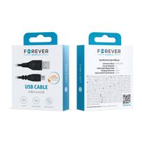 usb micro usb 1m - Forever Universal Micro USB Data & Charging Cable 1m Black - 2 nuotrauka