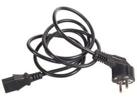 kabelis kompiuteriui c13 - Maclean Cable 3pin to Schuko Black 1.5m - 4 nuotrauka