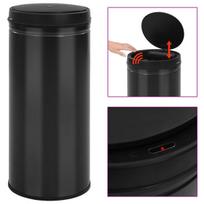 Automatinė šiukšliadėžė su jutikliu vidaXL, 80 l, Juoda (Black)