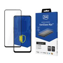 Reinforced Full Coverage Tempered Glass 3mk HardGlass Max Black for Xiaomi Realme 9 Pro