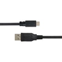 usb b laidas 3m - DELTACO USB 2.0 Micro B laidas, 2,4A, 3m juodasLaikas naujam kabeliui? Mūsų USB 2.0 Micro B laidas - 3 nuotrauka