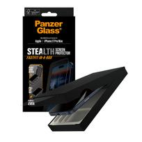 iphone 17 ekrano apsauga - PanzerGlass Stealth Screen Protector w. Black Frame iPhone 17 Pro Max Ultra-Wide Fit w. Fastfit in-a-box - 2 nuotrauka