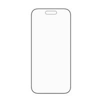 iphone 17 stiklas - PanzerGlass Stealth Screen Protector w. Black Frame iPhone 17 Air Ultra-Wide Fit w. Fastfit in-a-box - 3 nuotrauka