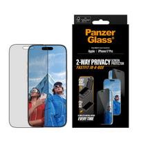 iphone 17 ekrano apsauga - PanzerGlass PG74453 PanzerGlass ® Privacy Screen Protector iPhone 17 Pro | Ultra-Wide Fit w. FASTFIT IN-A-BOX Skaidri ekrano apsauga Apple 1 vnt - 6 nuotrauka