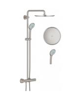 duso termostatas - Dušo sistema su termostatiniu maišytuvu Grohe Euphoria 310, nerūdijančio plieno (Brushed Steel) - 7 nuotrauka
