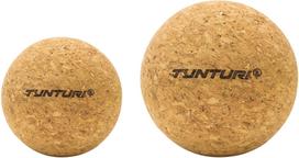 Masažinių kamuoliukų rinkinys Tunturi Cork Ball, 2 vnt, rudas (Brown)