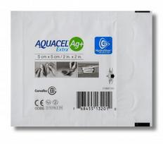 hidrokoloidiniai -  CONVATEC AQUACEL AG+ EXTRA, tvarstis, 5 x 5 cm, 10 vnt. - 3 nuotrauka