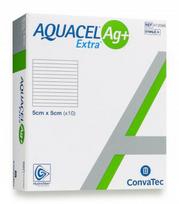 hidrokoloidiniai -  CONVATEC AQUACEL AG+ EXTRA, tvarstis, 5 x 5 cm, 10 vnt. - 4 nuotrauka