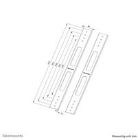 75 tv - NEOMOUNTS BY NEWSTAR AWL-250BL16 VESA EXTENSION KIT - BLACK - 2 nuotrauka