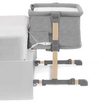 kudikio lopsys - Kinderkraft Neste Grow - kelioninė lovytė Šviesiai pilka (Light Grey) - 2 nuotrauka