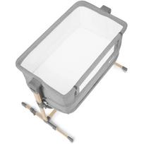 kudikio lopsys - Kinderkraft Neste Grow - kelioninė lovytė Šviesiai pilka (Light Grey) - 7 nuotrauka