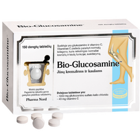 papildai sanariams - Bio-Glucosamine 500 mg tabletės, N150 - 2 nuotrauka