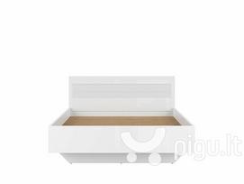 Lova BRW Flames A 160x200 cm, balta