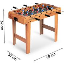 stalo futbolo kamuoliukas - Stalo futbolas Neo-Sport NS-802 medinis (Wood) - 5 nuotrauka