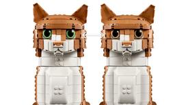 lego ideas - LEGO Ideas oranžinė katė 21376 - 8 nuotrauka