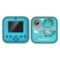 momentinis fotoaparatas vaikams - Wozinsky WDT-04 Thermal Printer Camera for Kids Green (Žalias) - 9 nuotrauka