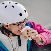 bmx salmas - Wozinsky Lightweight BMX/Scooter Helmet S - Baltas (White) - 3 nuotrauka