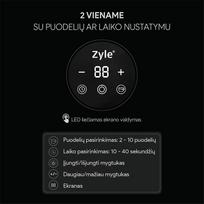 kavamales zyle - Zyle ZY101CG Juodas (Black) - 3 nuotrauka
