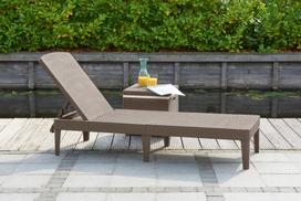 gultai - Lauko gultas Keter Jaipur, kapučino sp., 187 cm x 58 cm x 29 cm - 2 nuotrauka