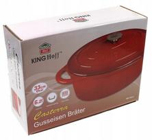 ketaus puodas raudonas - Puodas King Hoff KH-1612, 6.2 l - 3 nuotrauka