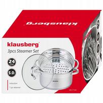garu puodas 5 - Klausberg KB-7144 Garų puodas, 24 cm - 2 nuotrauka