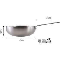 nerudijancio plienio keptuve - Skottsberg Wok keptuvė 532656, 28 cm, nerūdijantysis plienas - 4 nuotrauka