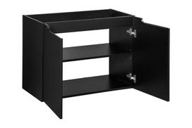 juoda vonios spintele - Vonios spintelė COMAD Nova Black D2 82-80-2D, juoda - 4 nuotrauka
