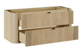 vonios spintele 120 cm - Vonios spintelė COMAD Nordic Cremona, 120x45.8x52 cm, ąžuolo - 7 nuotrauka