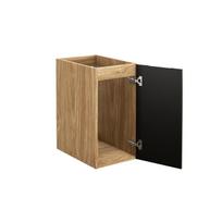 vonios spintele comad - Apatinė vonios spintelė COMAD LUXOR BLACK 81-30-1D, ąžuolo/juoda - 3 nuotrauka