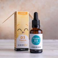 vitaminai vaikams -  VIRIDIAN skystas vitaminas D VIRIDKID, 400IU, 30 ml - 3 nuotrauka