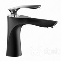 Mexen praustuvo maišytuvas Lily low black/chrome