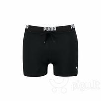 glaudesni - Maudymosi šortai vyrams Puma Swim Logo, juodi - 1 nuotrauka