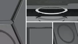 z flip 7 - Samsung Spigen Capella Dėklas Galaxy Z Flip7, Frost Juodas (Frost Black) - 2 nuotrauka