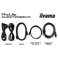 ips monitorius qhd - iiyama ProLite XUB2790QSUH-B2 27", IPS, QHD, 100Hz - 3 nuotrauka