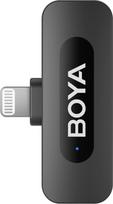 mikrofonas lightning - Boya BY-V2 Belaidis mikrofonas Juodas (Black) - 4 nuotrauka