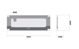 lovos apsauginis tureklas - Lovos apsauga Tulano Cover 40, 200 cm, reguliuojama - 3 nuotrauka
