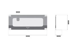 lovos apsauginis tureklas - Lovos apsauga Tulano Cover 48, 180 cm - 4 nuotrauka