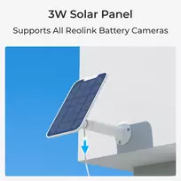 kameru prozektoriai - Reolink Argus B330 4MP Wi-Fi apsaugos kamera su judesio prožektoriumi ir saulės baterija Balta (White) - 2 nuotrauka