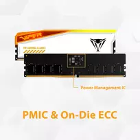 ddr5 16gb ram 6000mhz - Patriot Viper Elite 5 RGB TUF, DDR5, 32GB (2x16GB) 6000MHz CL36 - 5 nuotrauka
