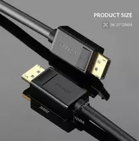 displayport 2.1 kabelis - Ugreen DP102 10211 DisplayPort 1.2 4K - 2 nuotrauka