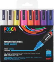 posca - Uni Posca - Pc5M - Medium Tip Pen, 16 Pc - 2 nuotrauka