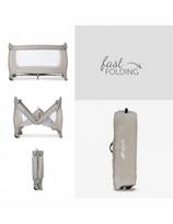 kelionine kudikio lovyte - Hauck lovelė - maniežas Sleep N Play Go Plus, beige - 2 nuotrauka