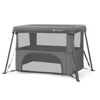 sulankstomas maniezas - Kelioninė lovytė-maniežas Kinderkraft Cami, pilka (Grey) - 3 nuotrauka