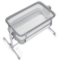 kinderkraft lovyte - Kinderkraft Neste Up2 lovytė-lopšiukas, šviesiai pilka (Light Grey) - 2 nuotrauka