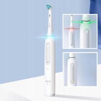 oral b oxyjet md20 - Oral-B iO Series 4 & OxyJet Baltas (White) - 3 nuotrauka