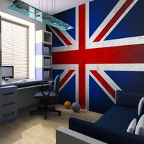 Fototapetas Artgeist Union Jack LFTNT0588SAM, 154 cm x 196 cm