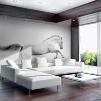 Fototapetas Artgeist White Gallop, 193 cm x 250 cm